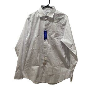 Men's Wrinkle Free shirt, Calvin Klein, L 16-161/2,34/35, White, NWT